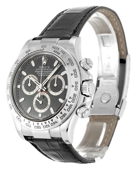 rolex daytona quadrante nero 2001|rolex chronograph specs.